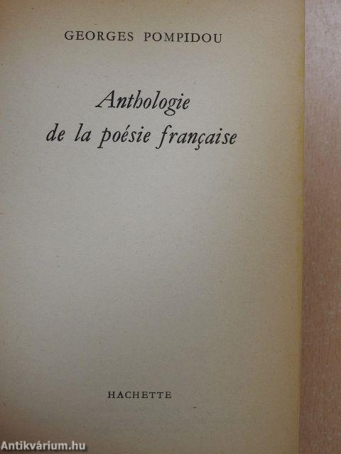 Anthologie de la Poésie francaise