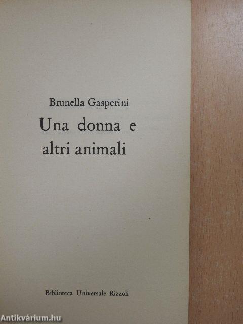 Una donna e altri animali