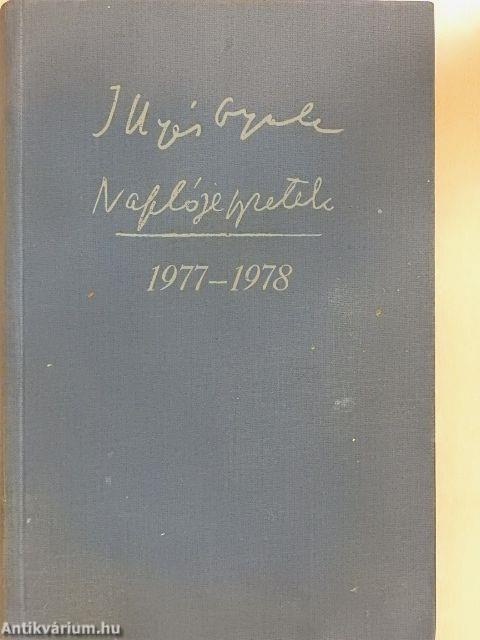 Naplójegyzetek 1977-1978