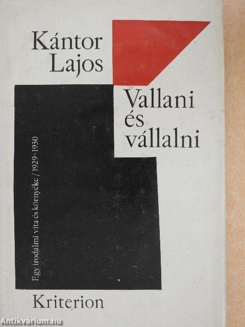 Vallani és vállalni