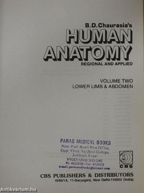 Human Anatomy 2. - Lower Limb & Abdomen