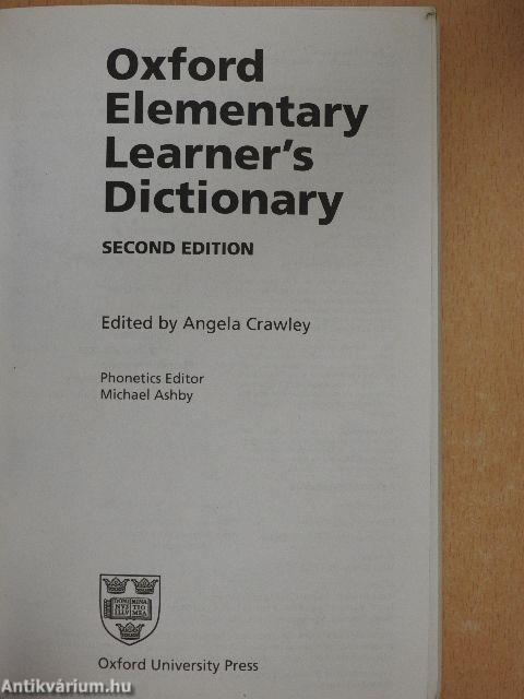 Oxford Elementary Learner's Dictionary