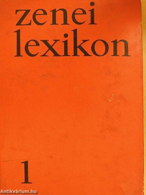 Zenei Lexikon 1-3.