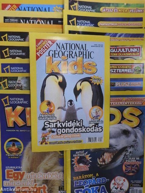 National Geographic Kids 2006-2012 (vegyes számok) (15 db)