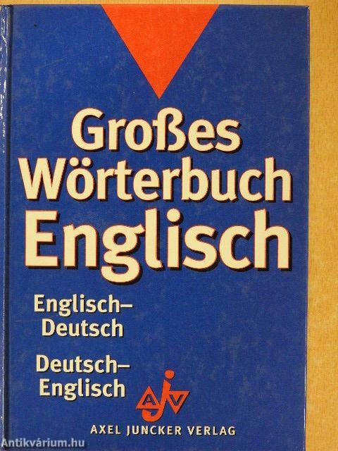 Großes Wörterbuch Englisch