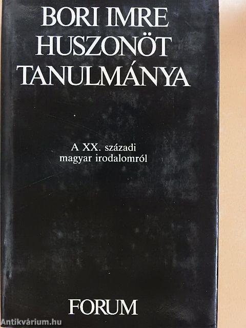 Bori Imre huszonöt tanulmánya
