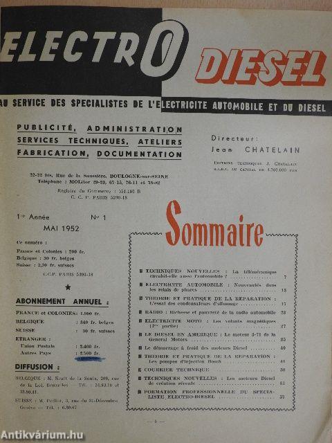 Electrodiesel Mai 1952