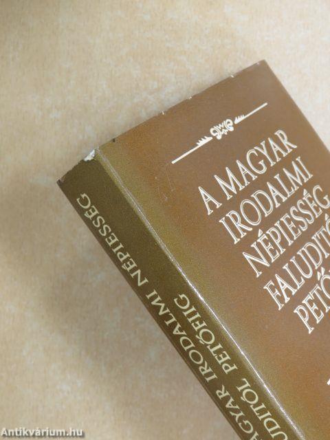 A magyar irodalmi népiesség Faluditól Petőfiig