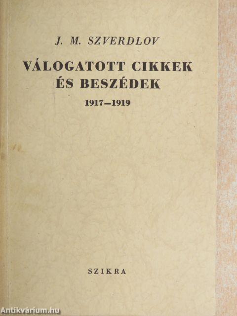 Válogatott cikkek és beszédek