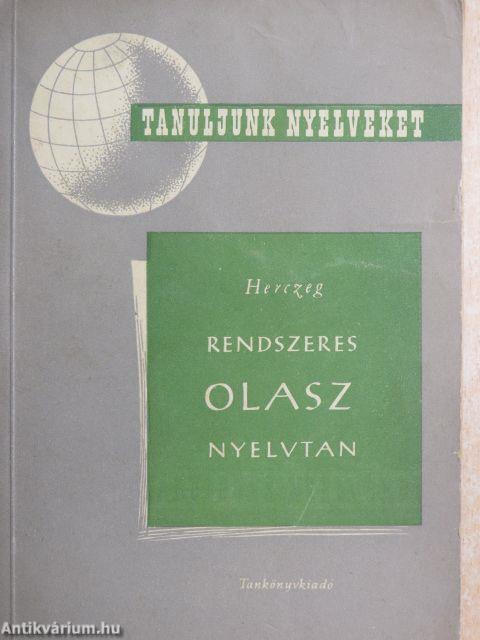 Rendszeres olasz nyelvtan