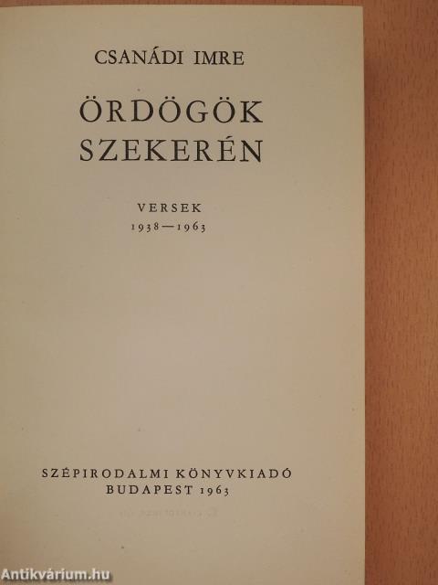 Ördögök szekerén (aláírt és dedikált példány)