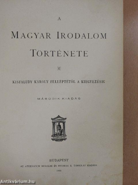 A magyar irodalom története II. (rossz állapotú)