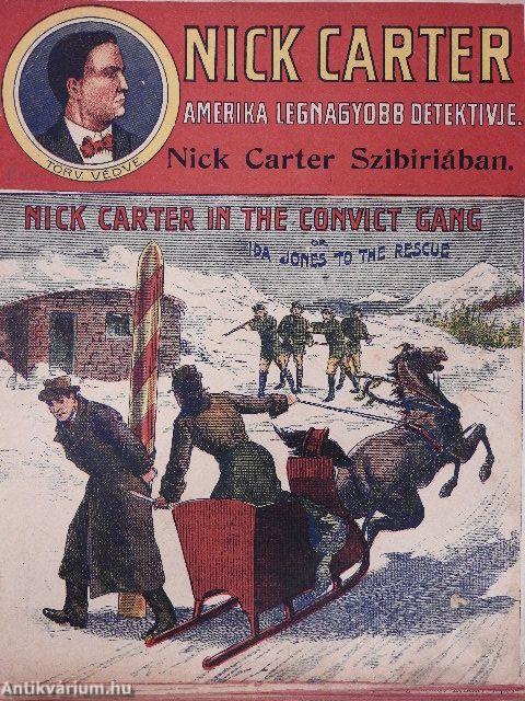 Nick Carter regénygyűjtemény (rossz állapotú)