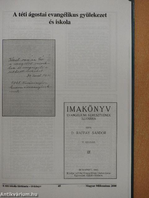 A téti iskola története I.