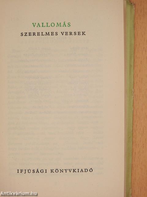 Vallomás (dedikált példány)