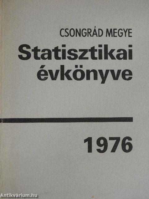 Csongrád megye statisztikai évkönyve 1976