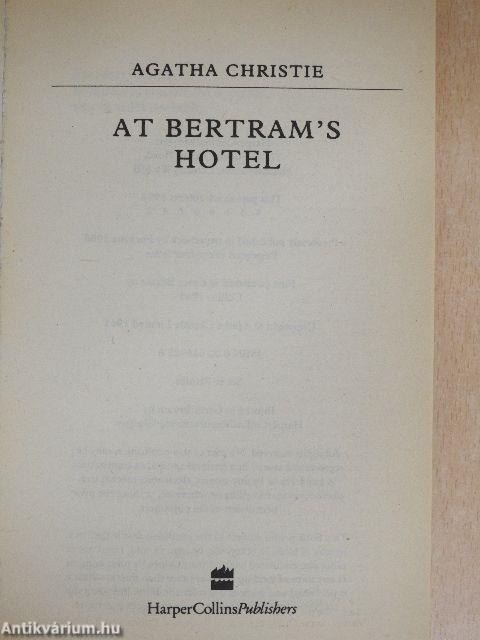 At Bertram's Hotel