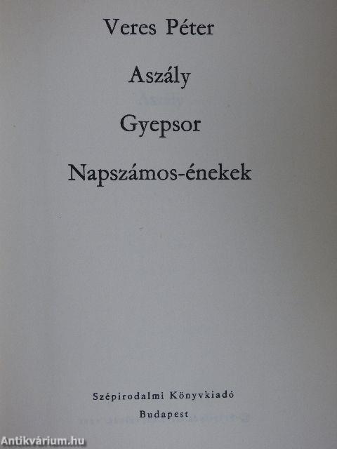 Aszály/Gyepsor/Napszámos-énekek