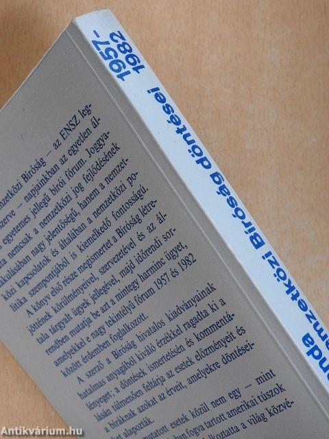 A hágai Nemzetközi Bíróság döntései