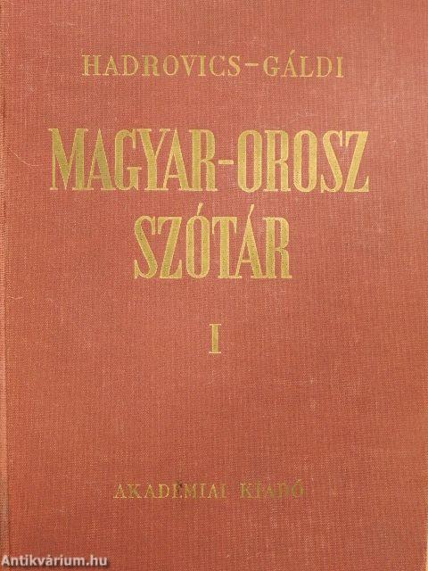 Magyar-orosz szótár I-II.