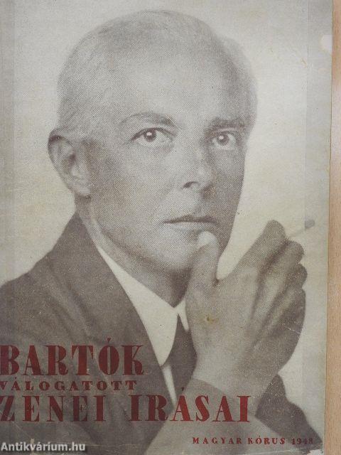 Bartók Béla válogatott zenei írásai