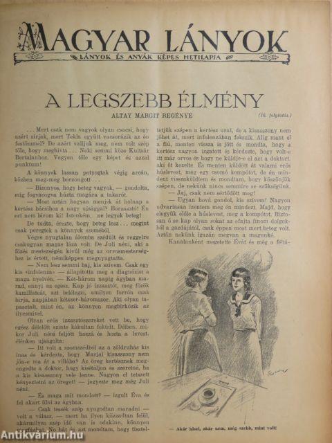 Magyar Lányok 1934. szeptember 16.