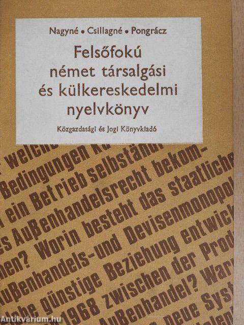 Felsőfokú német társalgási és külkereskedelmi nyelvkönyv