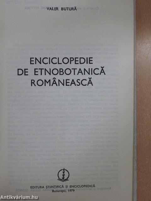 Enciclopedie de Etnobotanica Romaneasca