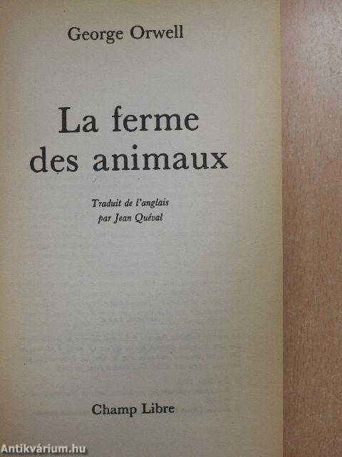 La ferme des animaux