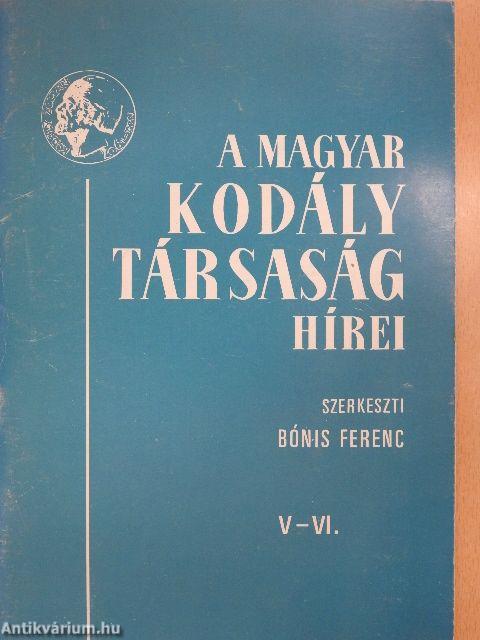 A Magyar Kodály Társaság Hírei 1984. február