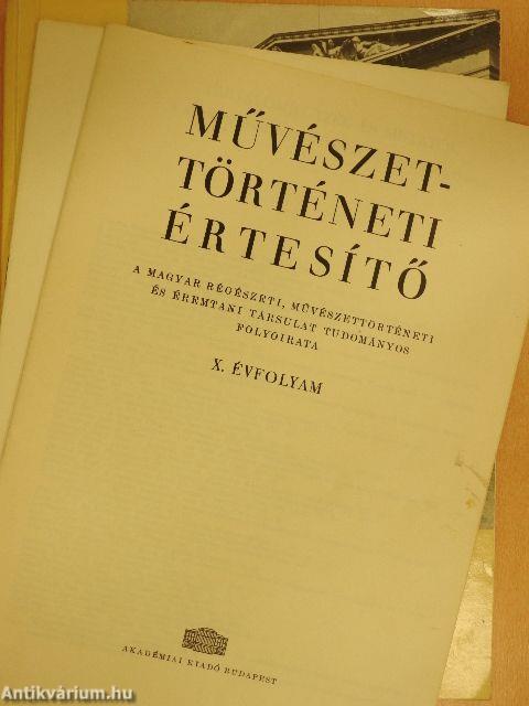 Művészettörténeti Értesítő 1962/4.