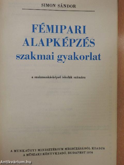 Fémipari alapképzés