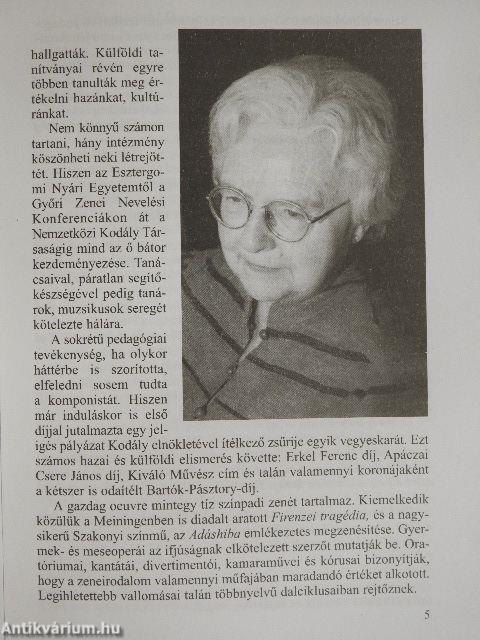 A Magyar Kodály Társaság Hírei 2004/2.