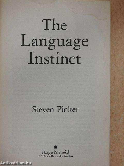 The Language Instinct