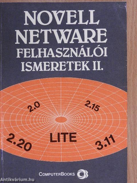 Novell netware felhasználói ismeretek II.