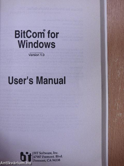 BitFax for Windows/BitCom for Windows