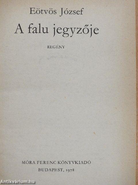 A falu jegyzője