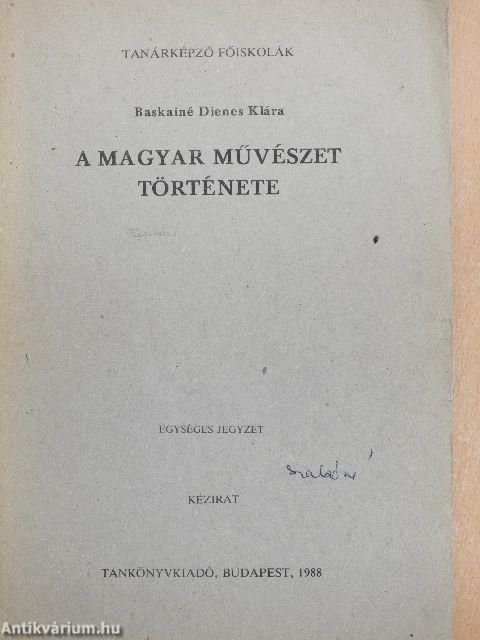 A magyar művészet története