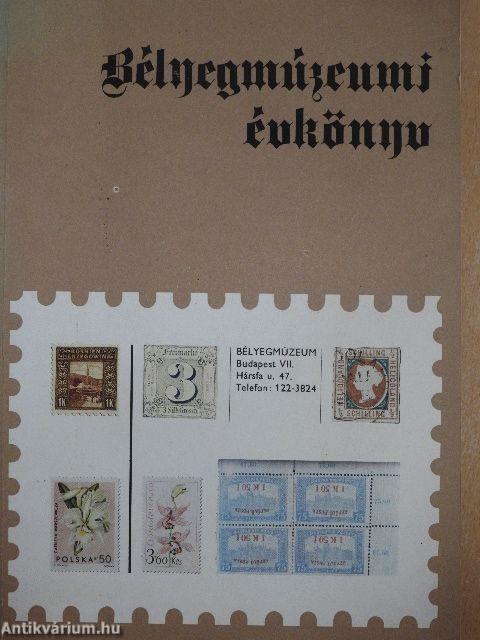 Bélyegmúzeumi évkönyv 1989