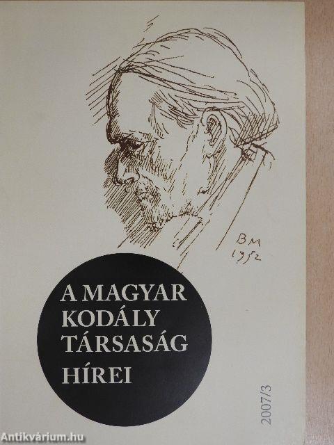 A Magyar Kodály Társaság Hírei 2007/3.