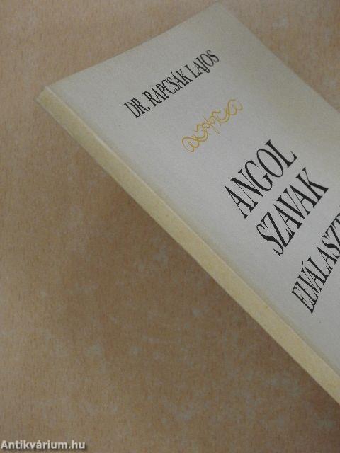 Angol szavak elválasztása