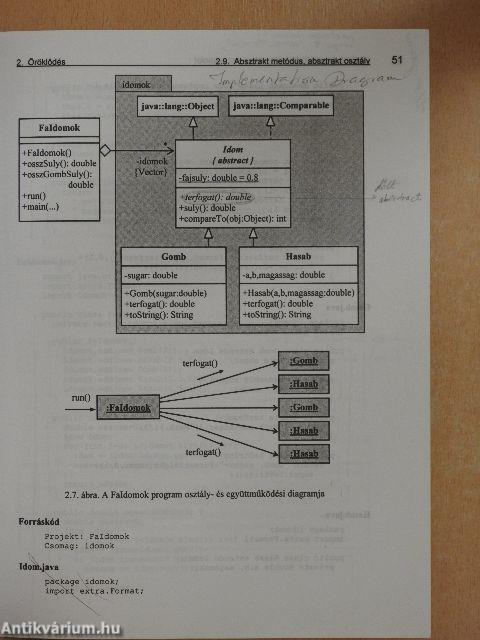 Objektumorientált tervezés és programozás - Java 2.