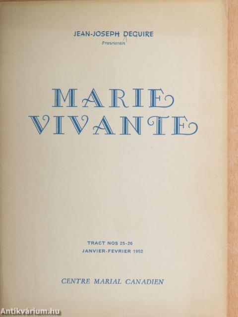 Marie Vivante Janvier-Fevrier 1952