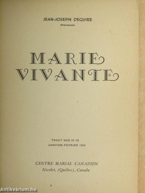 Marie Vivante Janvier-Fevrier 1952