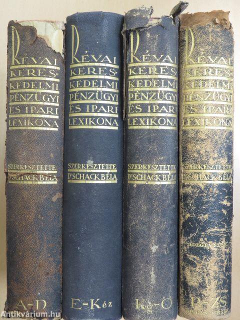 Révai kereskedelmi, pénzügyi és ipari lexikona I-IV.