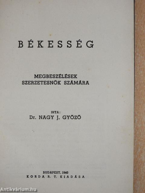 Békesség