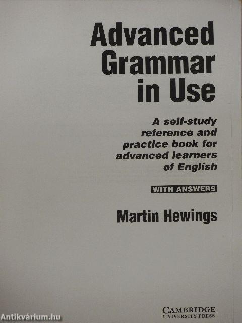 Advanced Grammar in Use