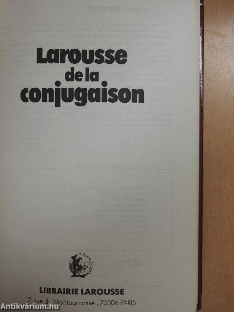 Larousse de la conjugaison