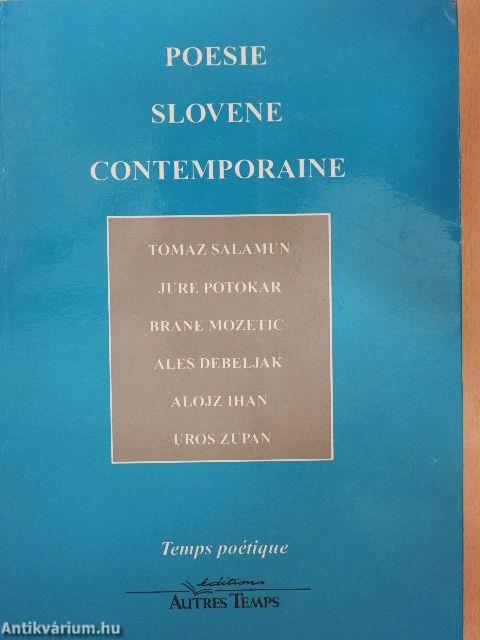 Poésie slovéne contemporaine