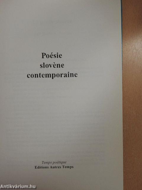 Poésie slovéne contemporaine